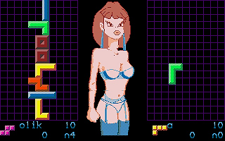 Strip Tétris atari screenshot
